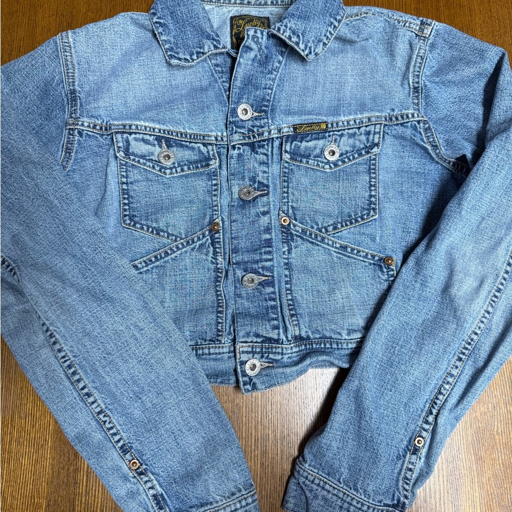 Vintage women's Lucky Blue Denim Jacket